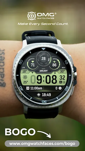 OMG 433 - Active Digital Watch screenshot 5