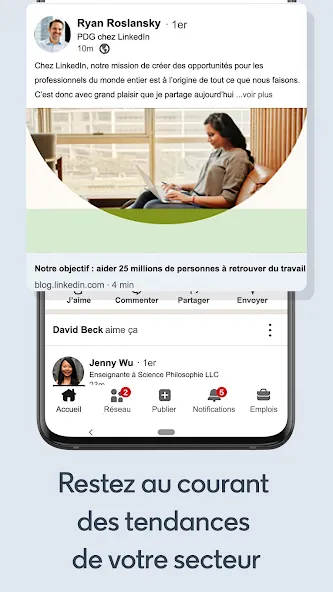 LinkedIn: Emplois & Connexions screenshot 5