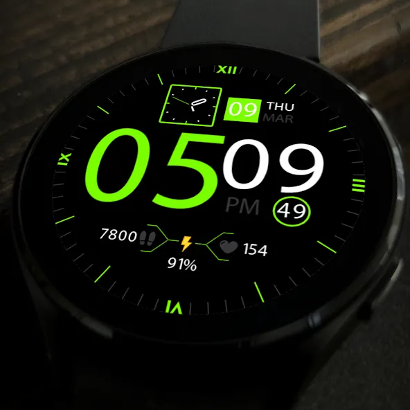 Key033 Hybrid Watch Face screenshot 7