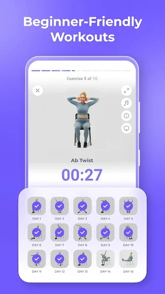 FitMe - Lazy Workout at Home screenshot 3
