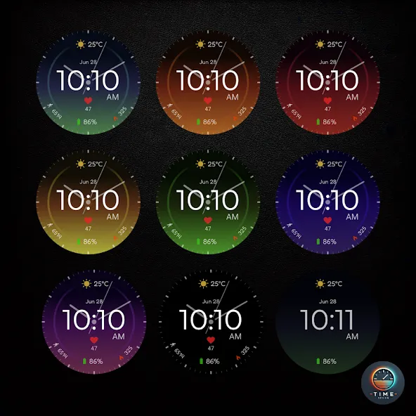 Aurora Horizon Watch Face screenshot 3