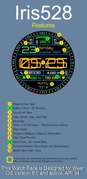 Classic Digital Watch Iris528 screenshot 4