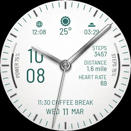 Node N1 Analog Watch Face screenshot 24