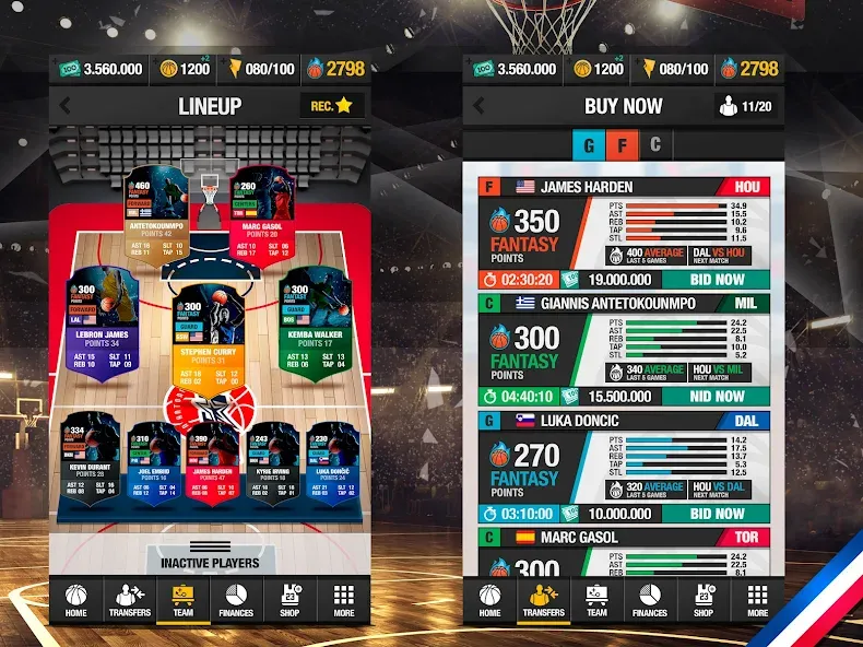 Basketball Fantasy Manager NBA screenshot 7