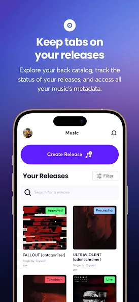 Ditto Music screenshot 8