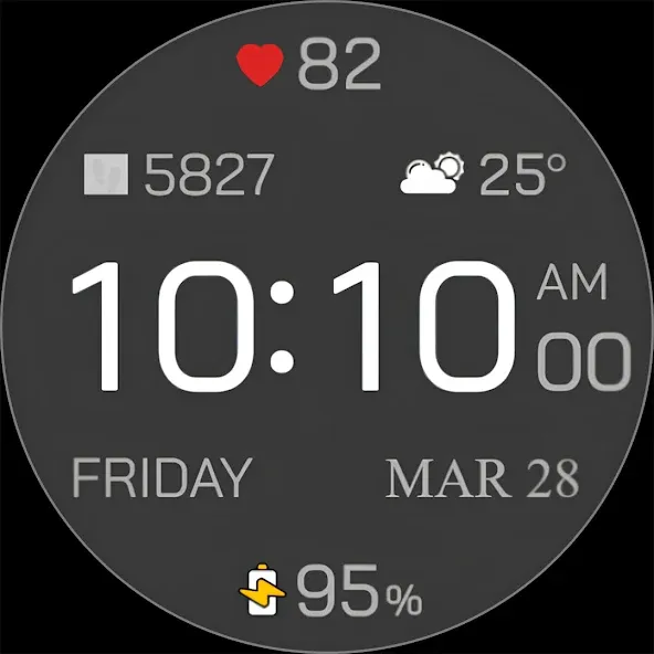 Time Canvas Digital Watch Face screenshot 33