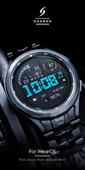 SH073 Watch Face, WearOS watch screenshot 5