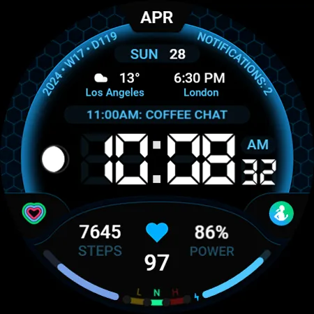TVV Digital 3 Watch Face screenshot 10