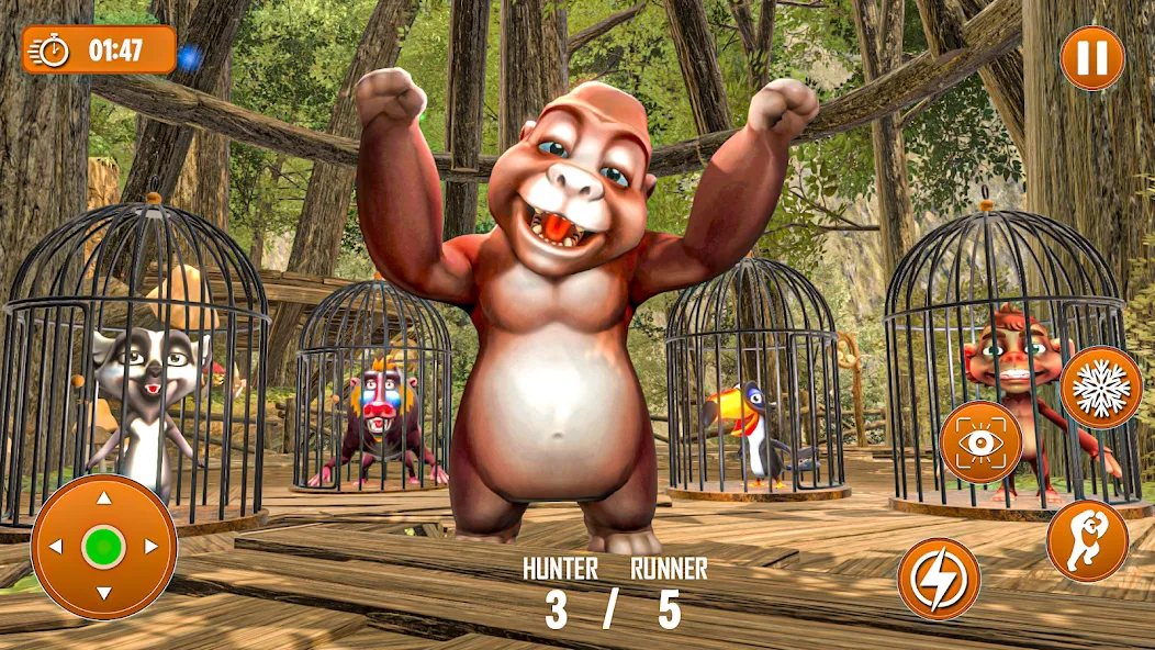 Ape Hunter: Monkey Runner screenshot 3