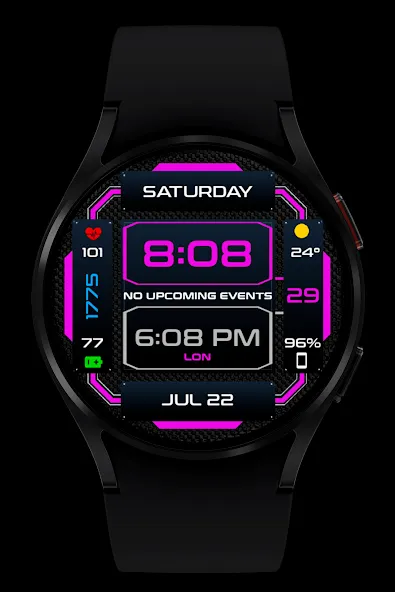 WR 006 Duo Digital Watch Face screenshot 5