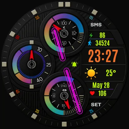 Trend Nova Hybrid Watch Face screenshot 38