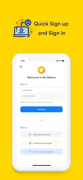 RecSphere screenshot 1