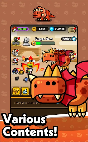 Hero Dino: Idle RPG screenshot 23