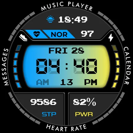 Phantom - LCD v4 | watch face screenshot 16