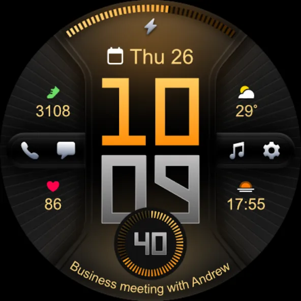 PRADO 78 Digital Watch Face screenshot 11