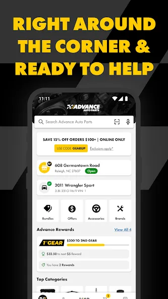Advance Auto Parts screenshot 1