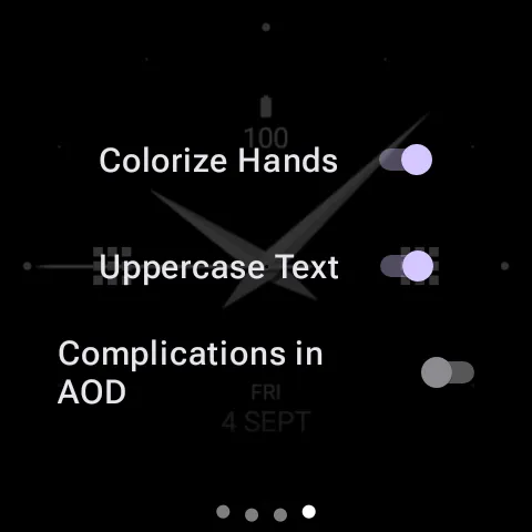 Minimalist Analog M Watch Face screenshot 11
