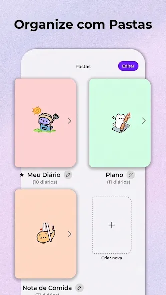 Miuu Note: Diário Fofo Secreto screenshot 2