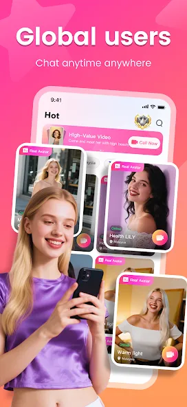 Waha - Video Chat & Party screenshot 1
