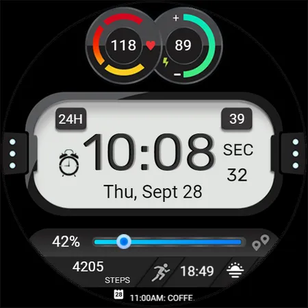 IA95 Digital Watchface screenshot 9