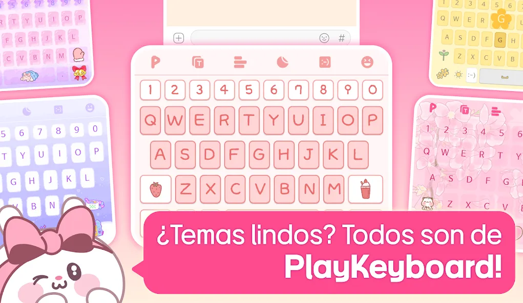 Teclado Play - Fontes, Emoji screenshot 1