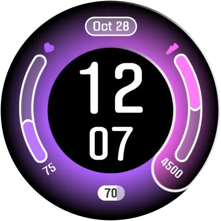 Modern Edge Watch Face screenshot 19