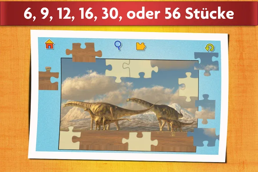 Spiel Dinosaurier Puzzlespiel screenshot 8