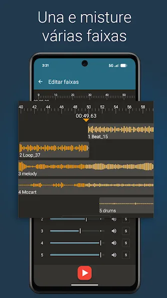 Up Tempo: Editor de Áudio screenshot 4