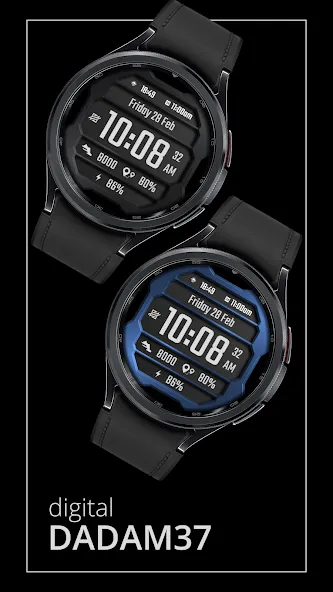 DADAM37: Modern Metal Dial screenshot 1