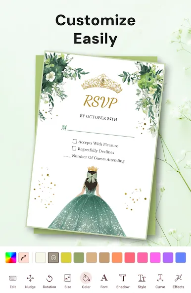Invitation Maker: Cards & RSVP screenshot 2