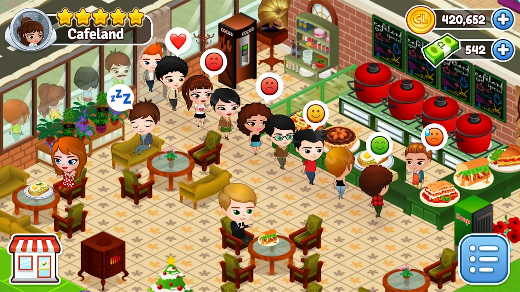 Cafeland - Jogo de Restaurante screenshot 4
