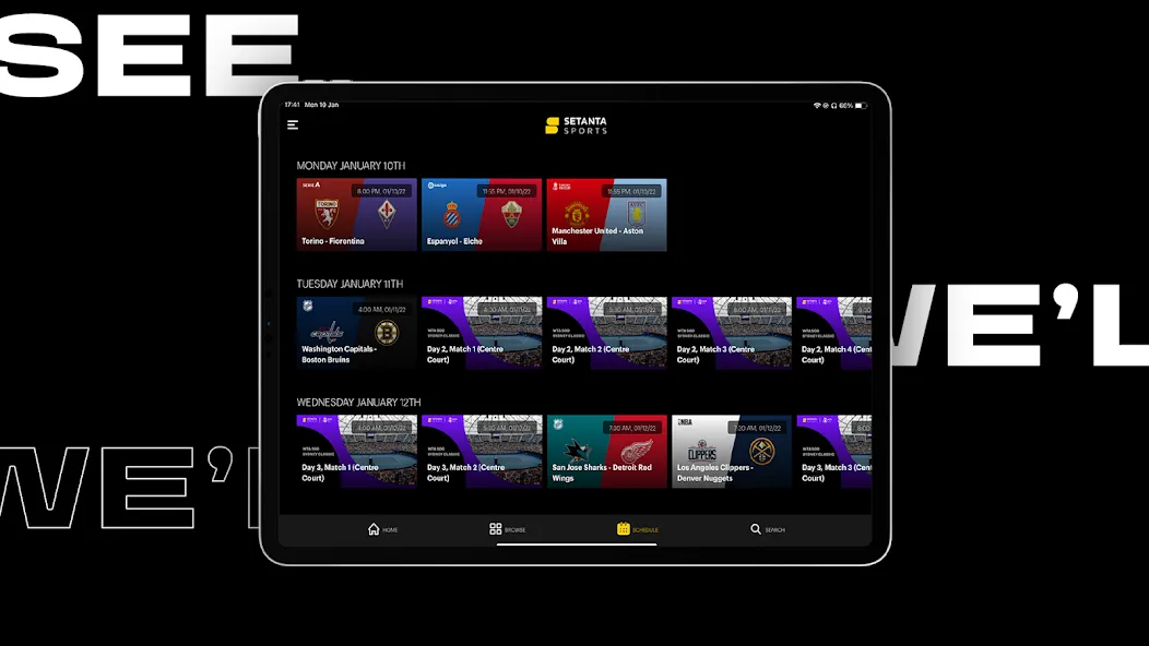 Setanta Sports: Sports TV App screenshot 9