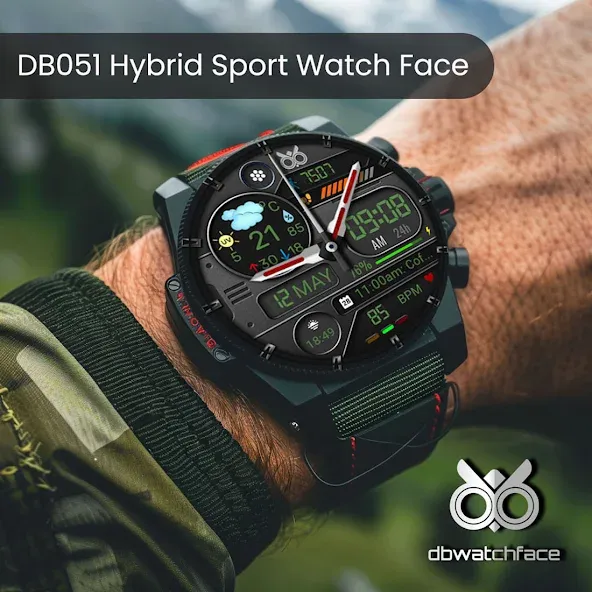 DB051 Hybrid Sport Watch Face screenshot 7