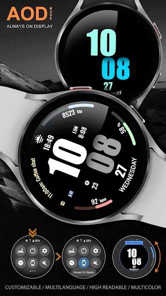 WFP 319 Digital Watch Face screenshot 8