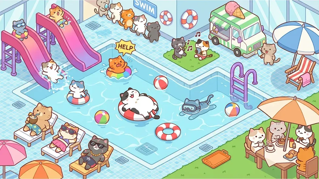키티 짐 - 아이들 캣 게임 screenshot 2