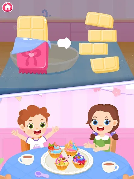 蛋糕 做饭小游戏 - 儿童做饭游戏 2-5, 厨房 儿童游戏 screenshot 16