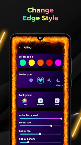 Edge Lighting: LED Borderlight screenshot 2