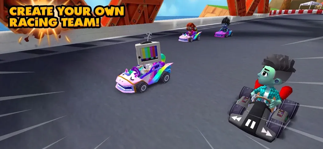 Boom Karts Multiplayer Racing screenshot 3
