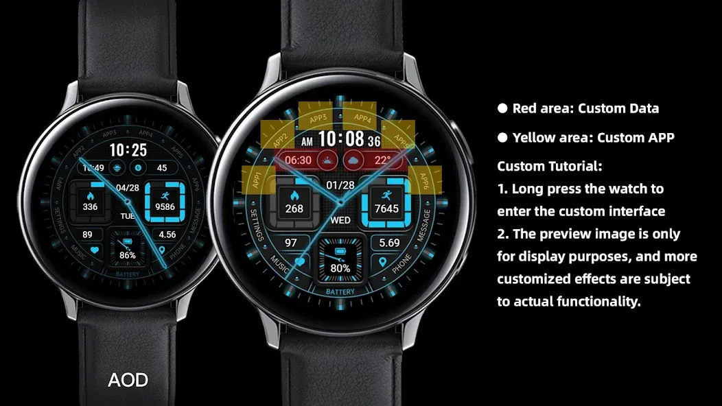 Fluorescence Clock ZKin Watch screenshot 4