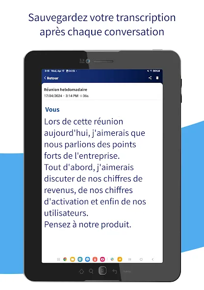 Ava - Transcription en direct screenshot 10