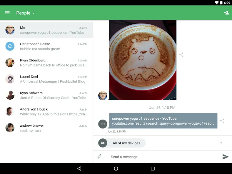 Pushbullet: SMS on PC and more screenshot 12