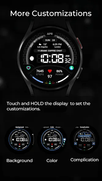 TVV Digital 3 Watch Face screenshot 6