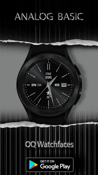 Analog Basic WF Wear OS 5+ screenshot 3
