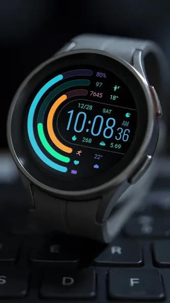 ZKin WatchFace Half Wheel Ring screenshot 6