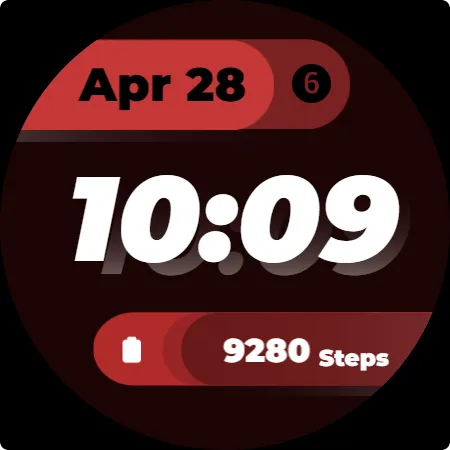 Simple Shadow Watch Face screenshot 8