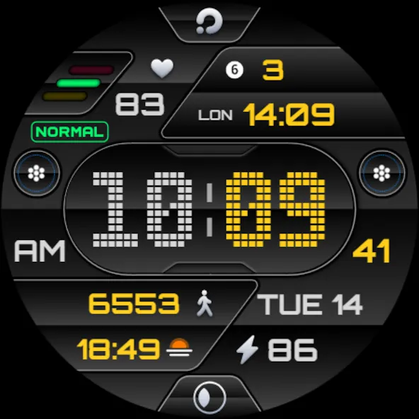 PRADO 19 Digital Watch Face screenshot 12