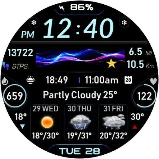 Modern Fitness Tracker IW20 screenshot 20