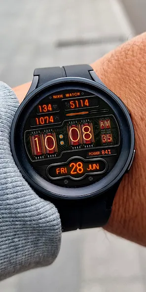 NIXIE DIGOTAN WS03 Watch face screenshot 2