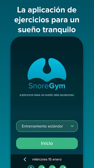 SnoreGym : Reduzca sus ronquid screenshot 1