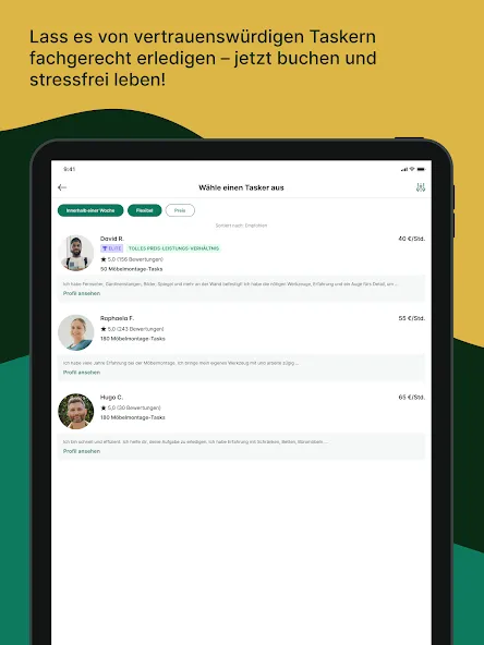 Taskrabbit - Handwerker & Mehr screenshot 8